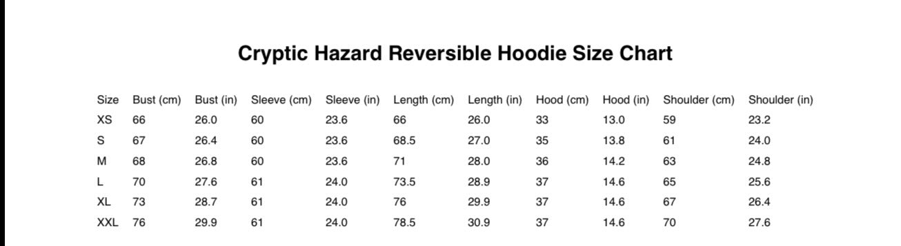 Cryptic Hazard Reversible Hoodie