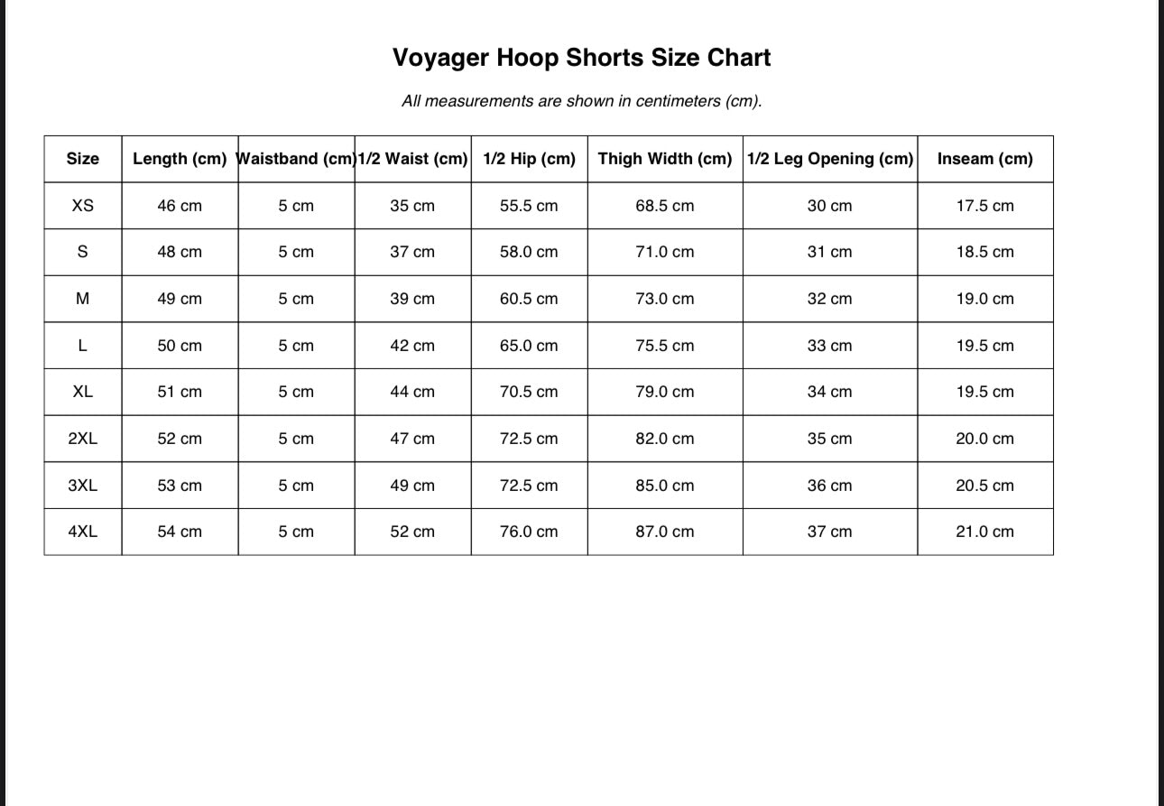 Voyager Hoop Shorts Orange