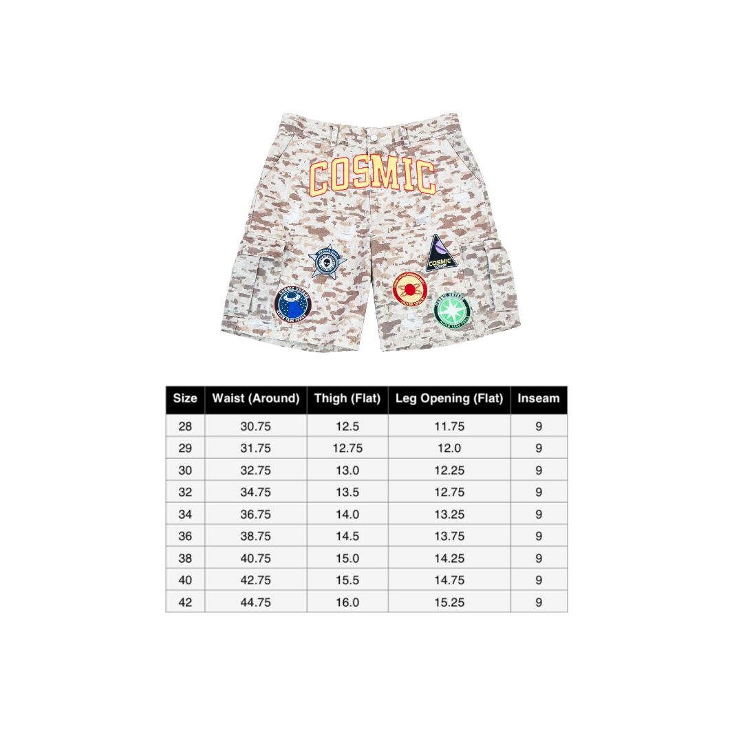 COSMIC Unit Camo Shorts