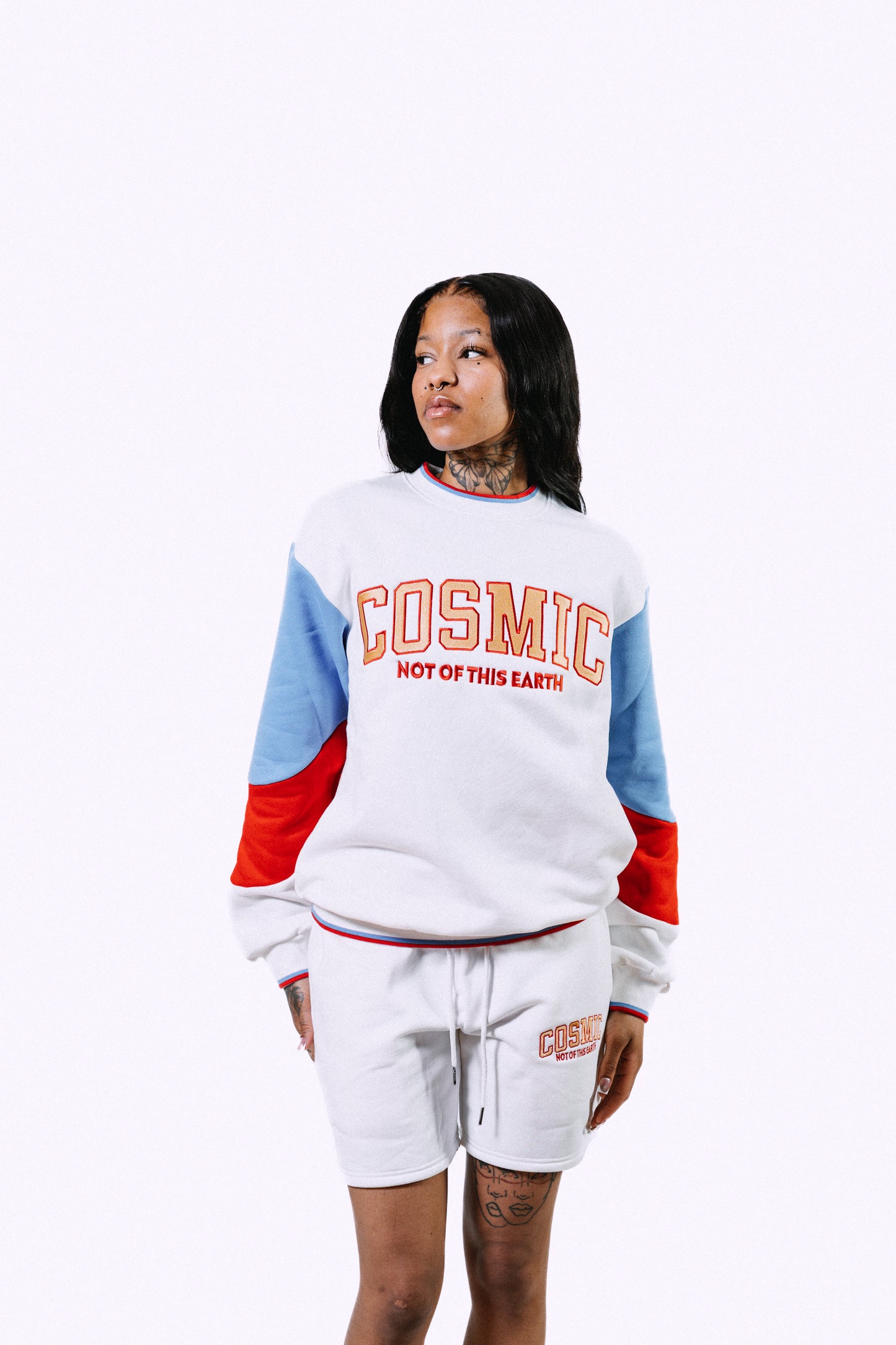 Cosmic University Crewneck Top
