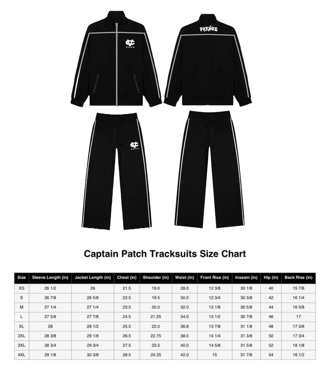 CV Captain Patch Blue Track Suit