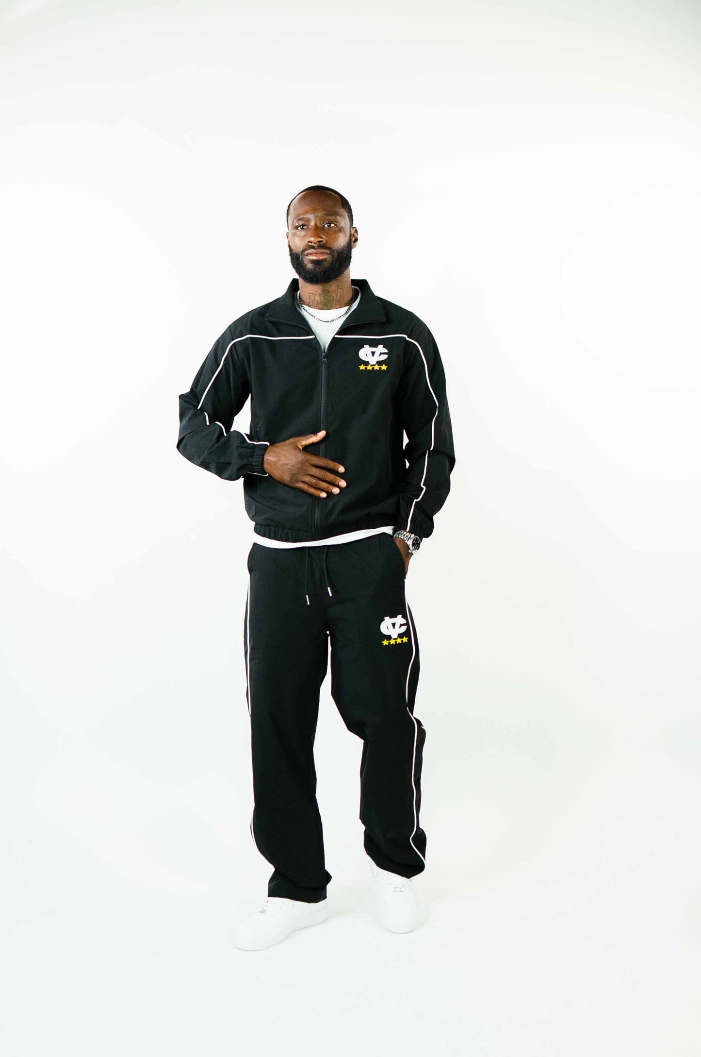 CV Captain Patch Black Track Suit