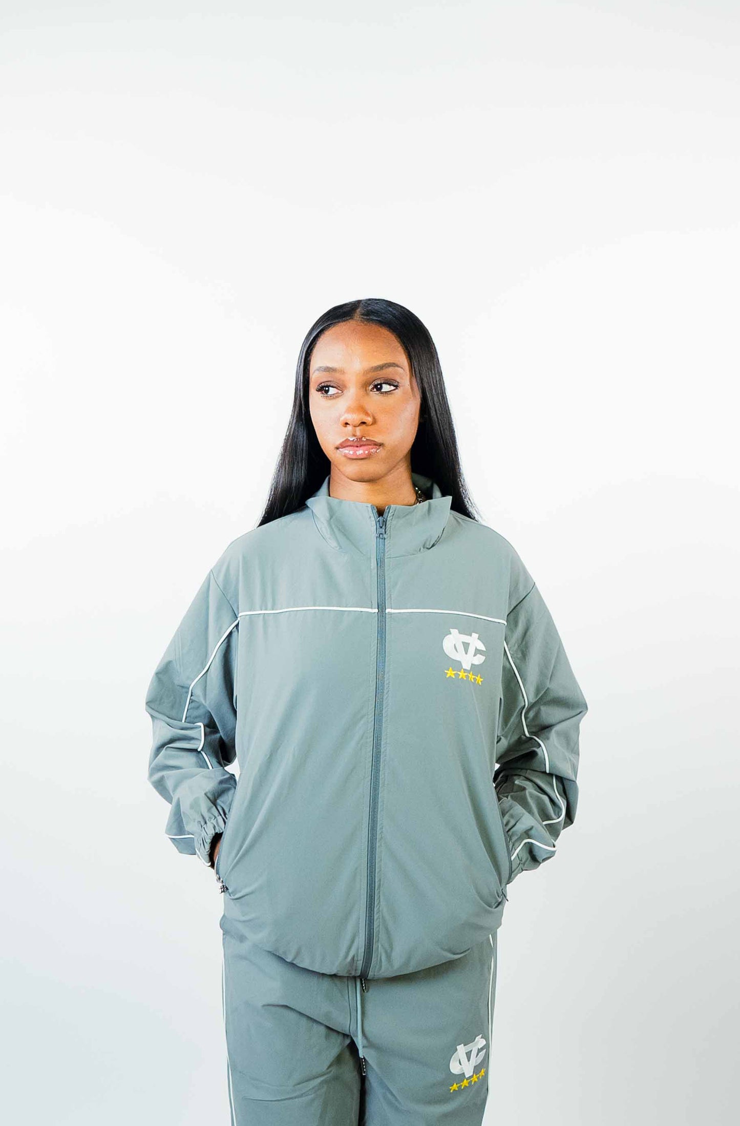 CV Captain Patch Gray Track Suit