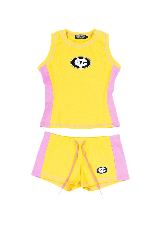 Cosmic Girl 2-Piece Active Set Yellow