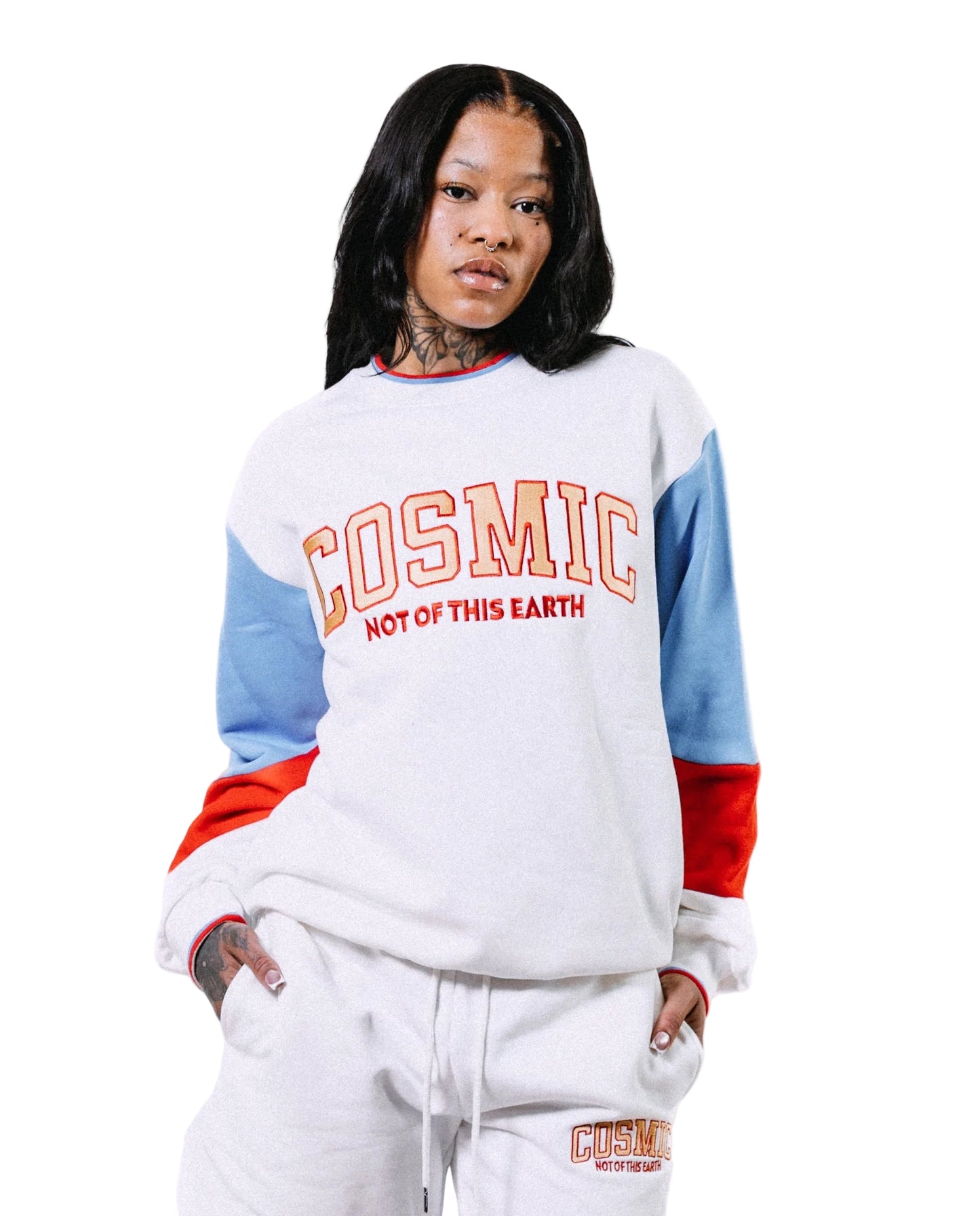 Cosmic University Crewneck Top