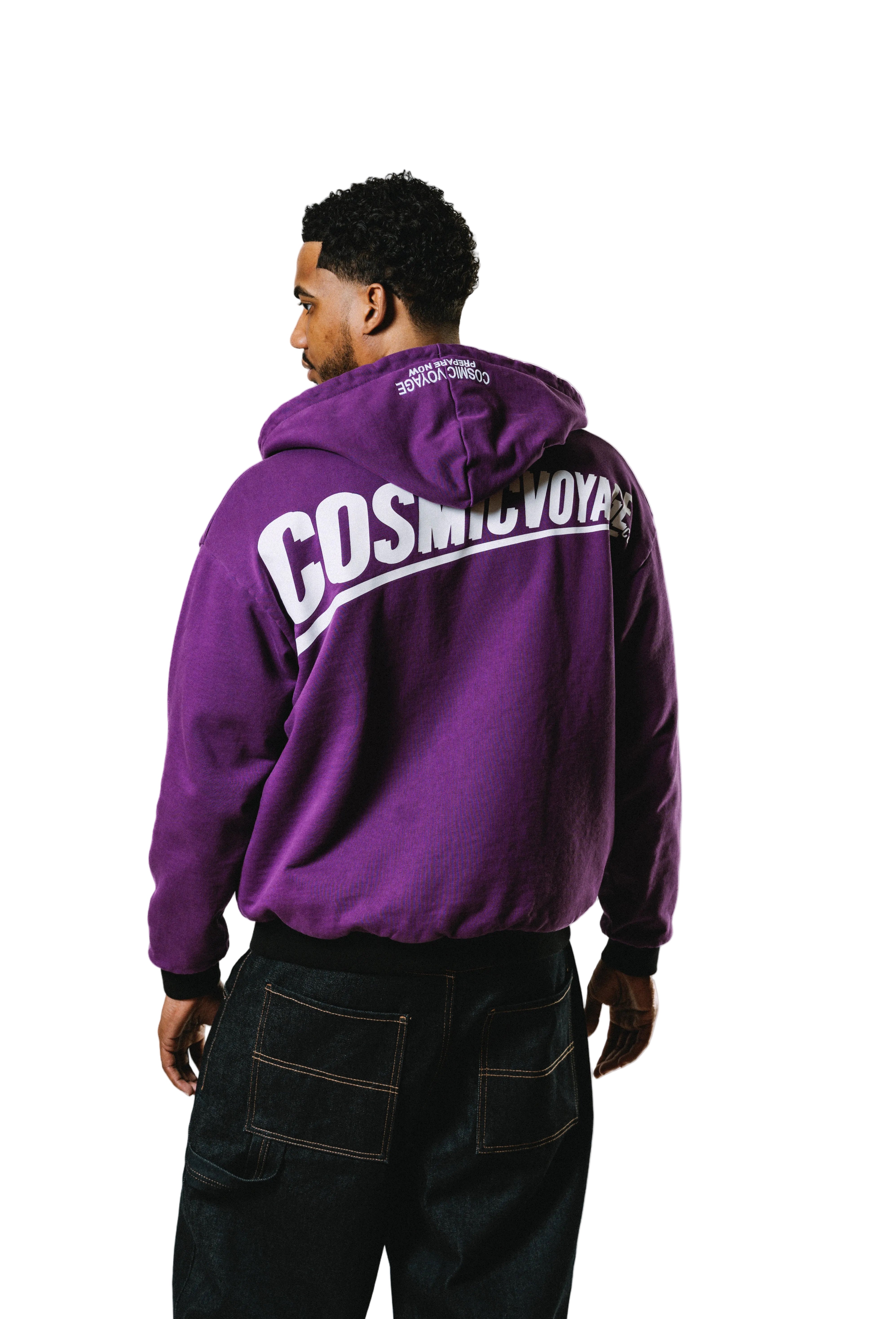 Cryptic Hazard Reversible Hoodie – Cosmic Voyage