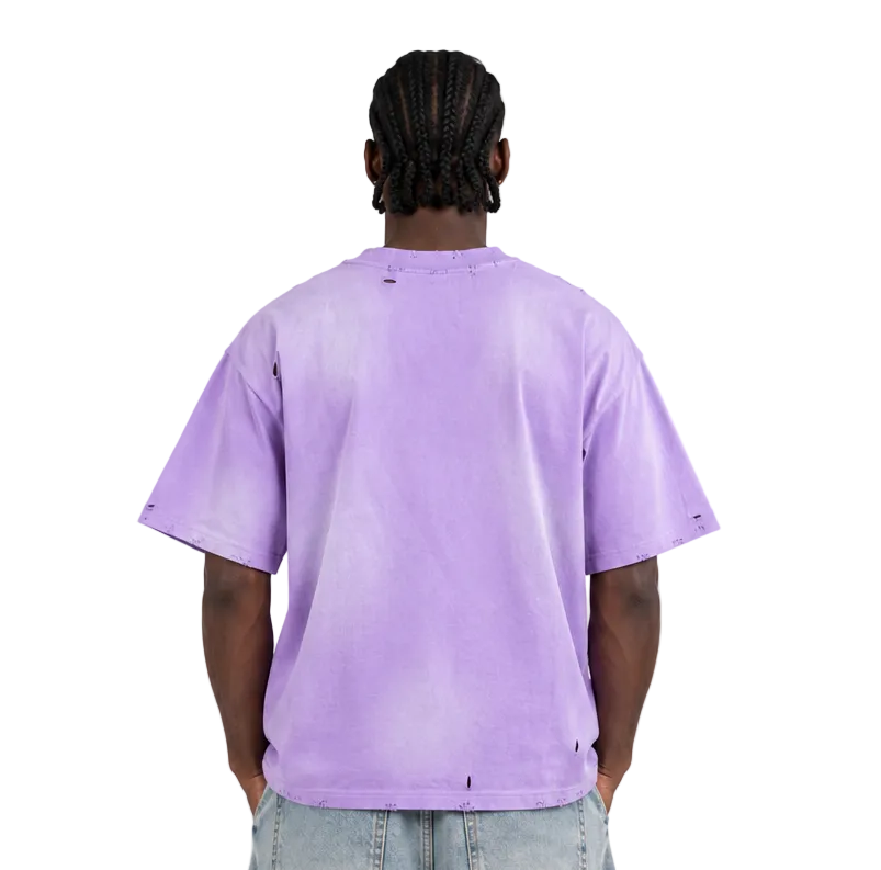 Cosmic Metallic T-shirt Purple