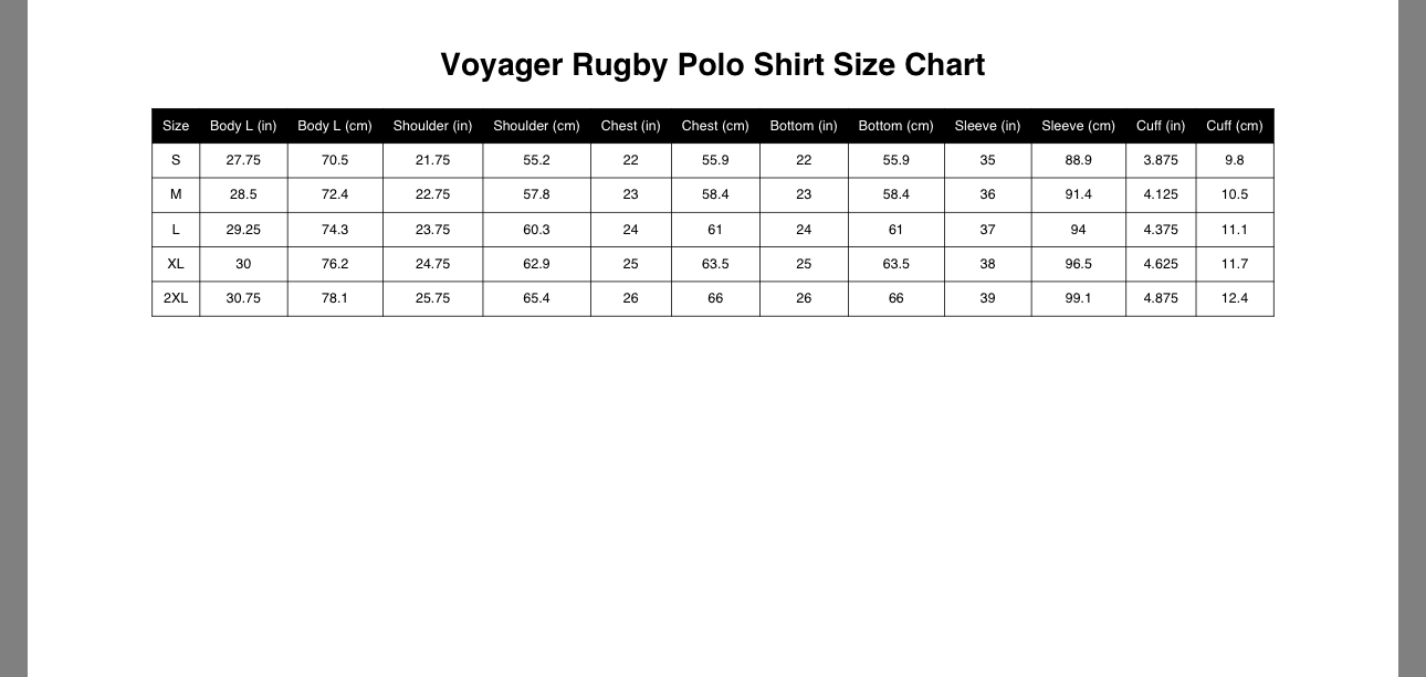 Voyager Rugby